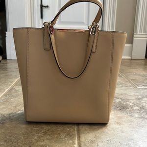 Coach small leather tote